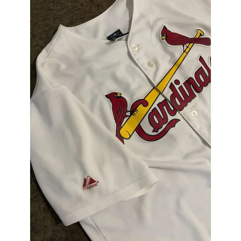 Saint Louis Cardinals Majestic Jersey Men’s XL Colby Rasmus #28 MLB Baseball